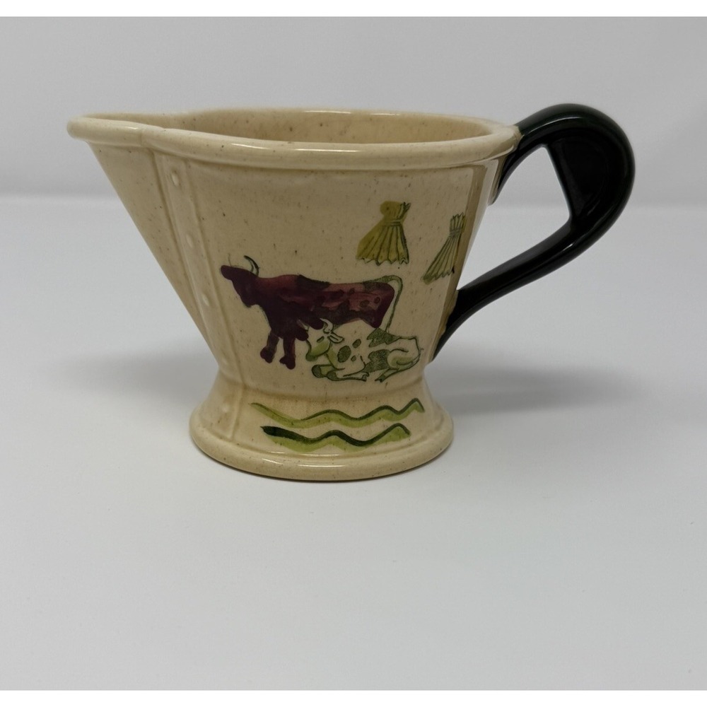 Metlox Poppytrail Homestead California USA Vintage  "Cow" Creamer